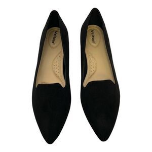 Veittes Pointed Toe Ballet Flat Black US Women's 9